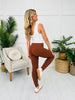 Pulse Rise Leggings in Coffee