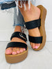 Classic Comforts Sandals In Black