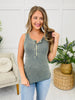 DOORBUSTER! Bright And Buttoned Tank Top- Multiple Colors!