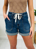 Judy Blue Waist No Time Jogger Shorts