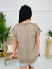 Cosmic Spots Top in Khaki