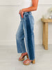 Two Tone Moment Tummy Control Slim Barrel Jeans