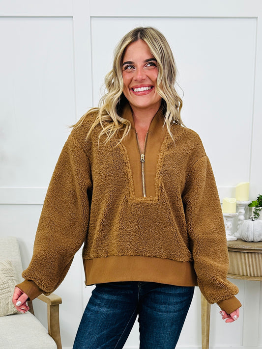 Weekend Warmth Pullover In Brown