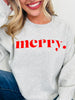 merry. Graphic Crewneck Sweatshirt-Multiple Colors!