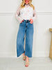 Judy Blue Fresh Start Wide Leg Cropped Jeans
