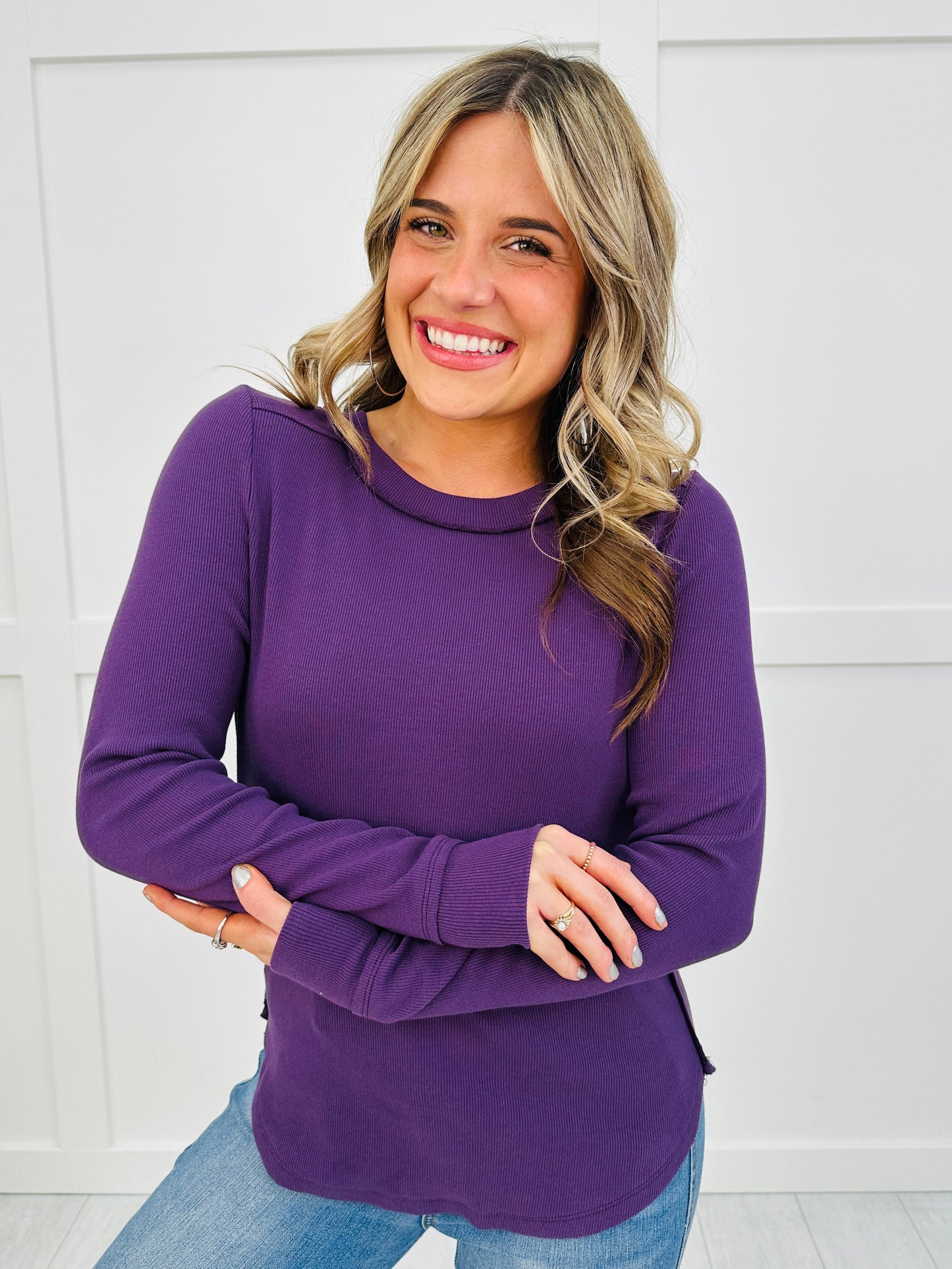 MOCO Exclusive Everyday Essential Long Sleeve Top- Multiple Colors!