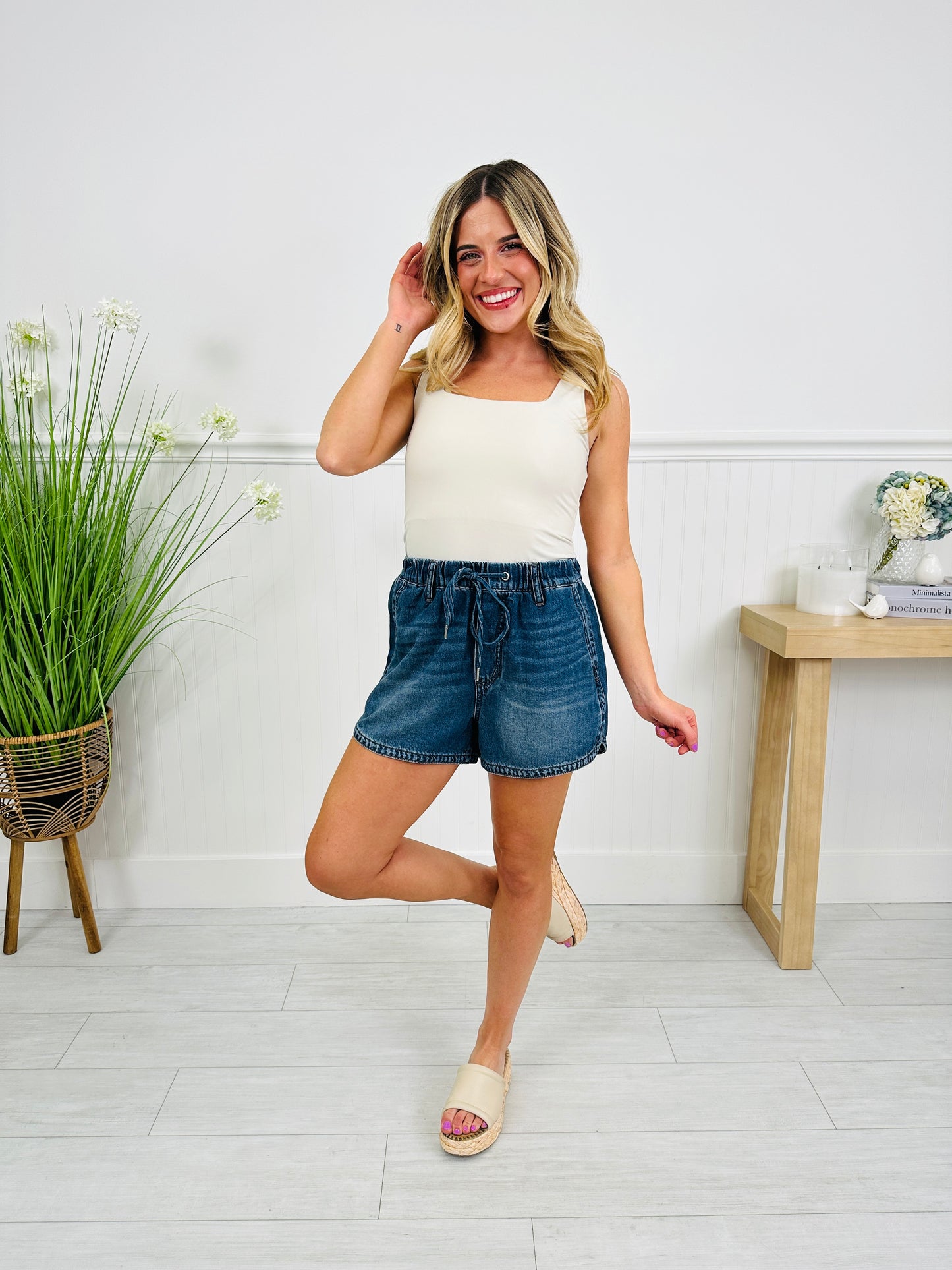 Judy Blue Made To Live In Featherweight Boxer Shorts