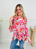Let The Sunshine In Top In Siesta Key Print