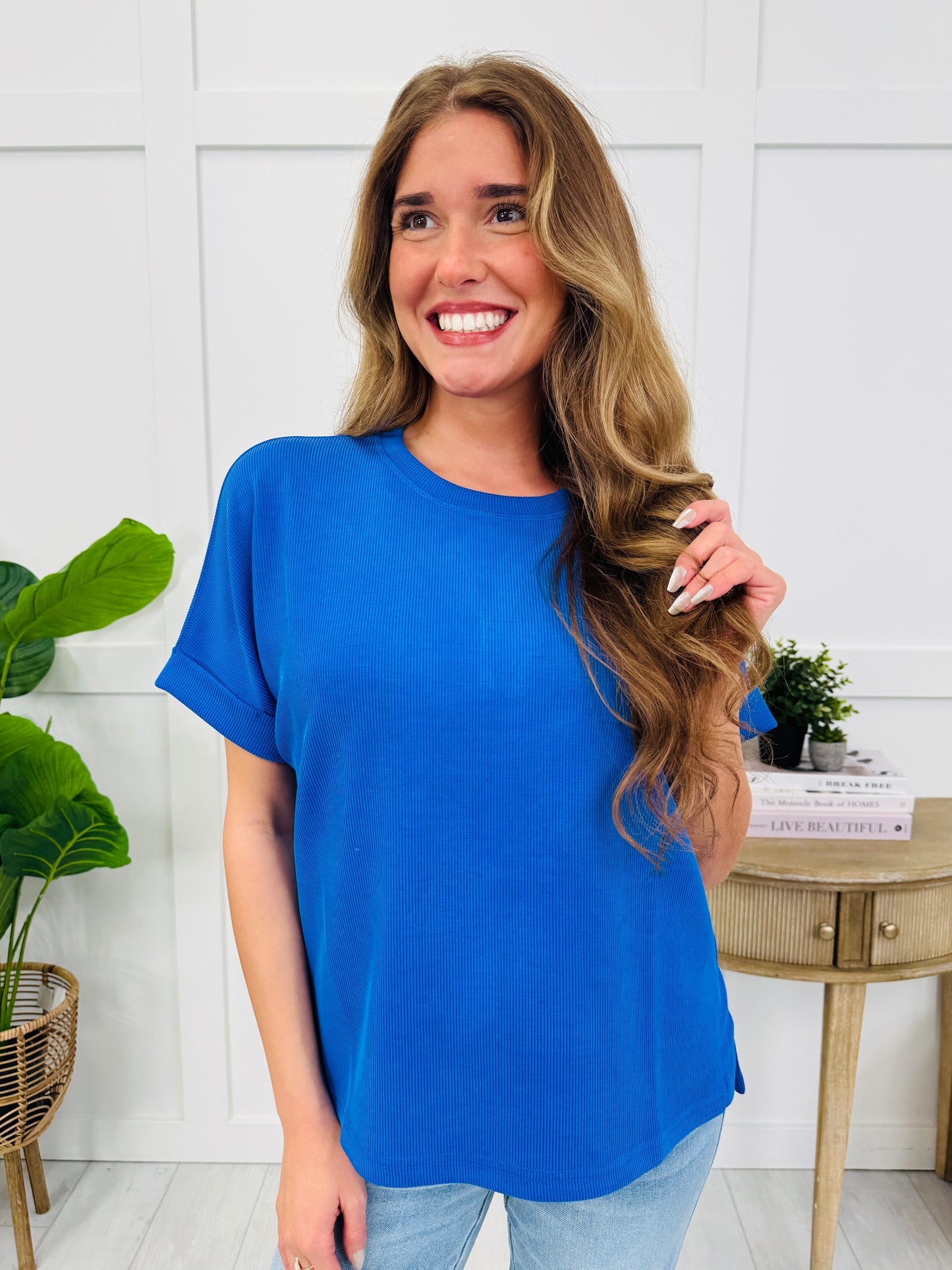 Off-Duty Top In Multiple Colors