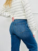 Made For Me Tummy Control Wide Leg Cuffed Jeans in Multiple Inseams