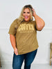 Coffee Weather Graphic Tee in Leopard