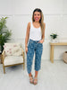 Judy Blue Daisy Daze Cropped Wide Leg Jeans