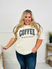 Coffee Weather Graphic Tee in Ivory