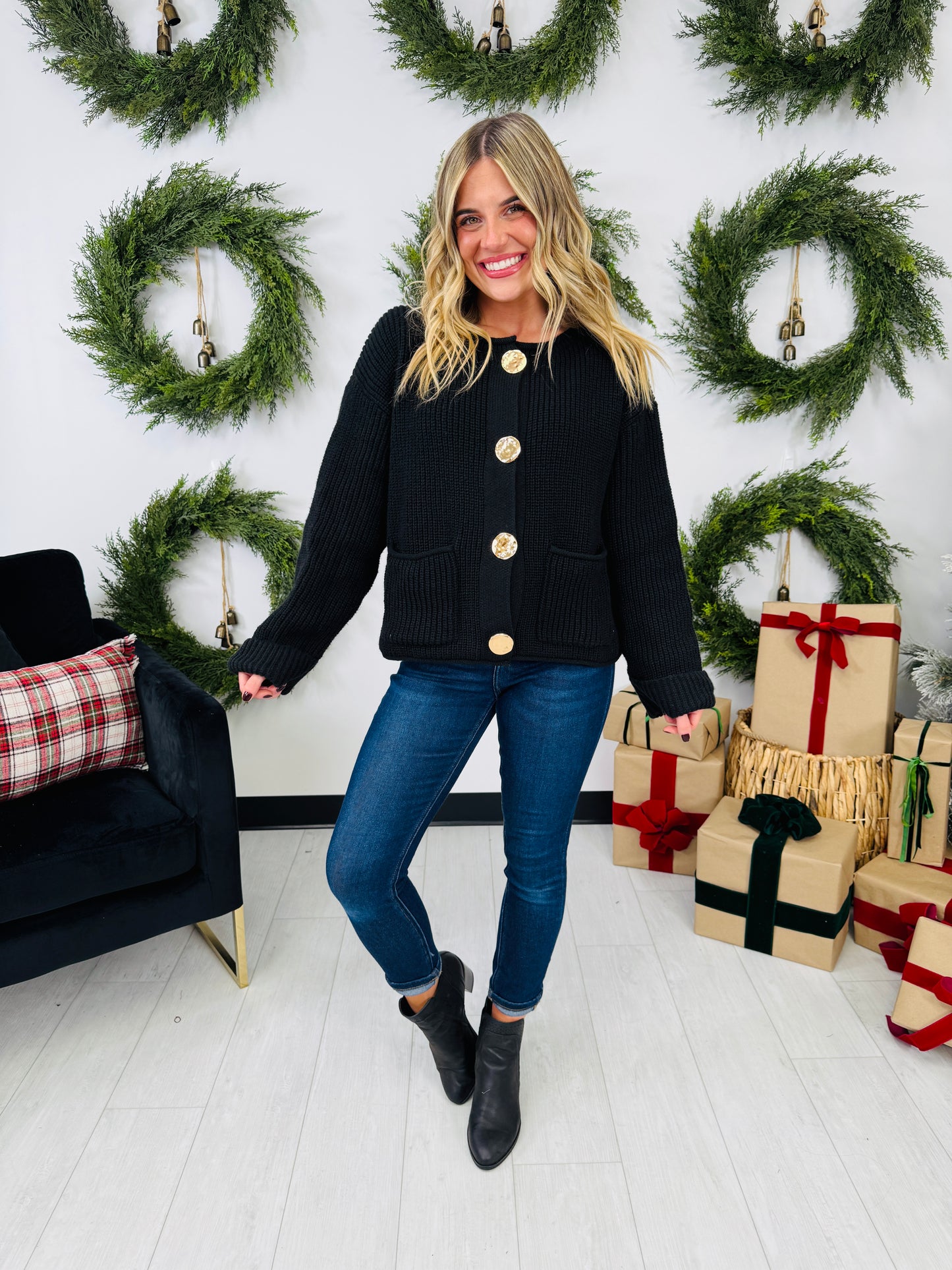 Buttoned In Style Sweater In Multiple Colors