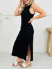 Better Than Basic Midi Dress in Black