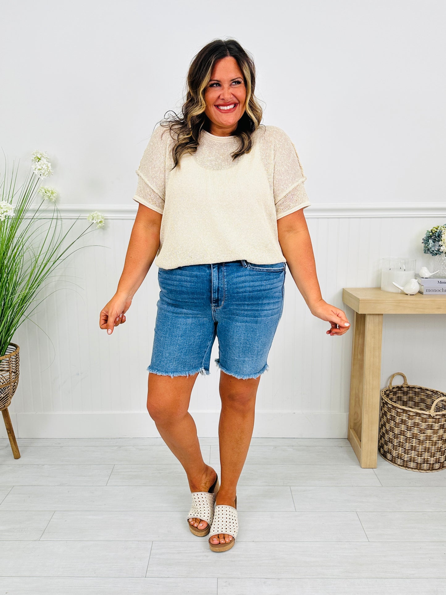 Judy Blue Bermuda Babe Shorts
