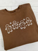 Snowy Gingerbread Graphic Crewneck Sweatshirt