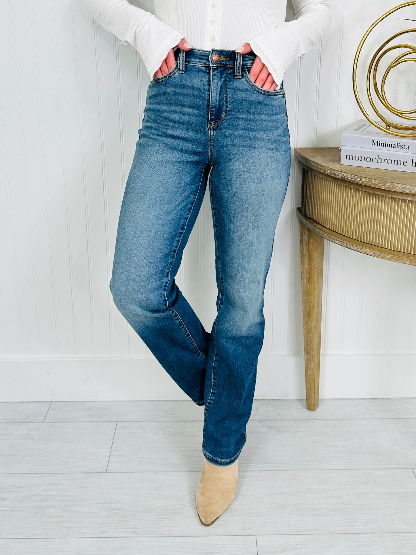 Judy Blue Switch It Up Straight Jeans