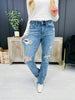 Judy Blue REG/CURVY Get Something Straight Mid Rise Jeans