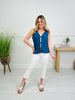 Delightfully Denim Tied Top