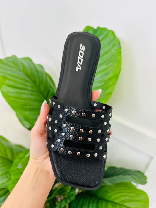 Too Good To Care Sandals