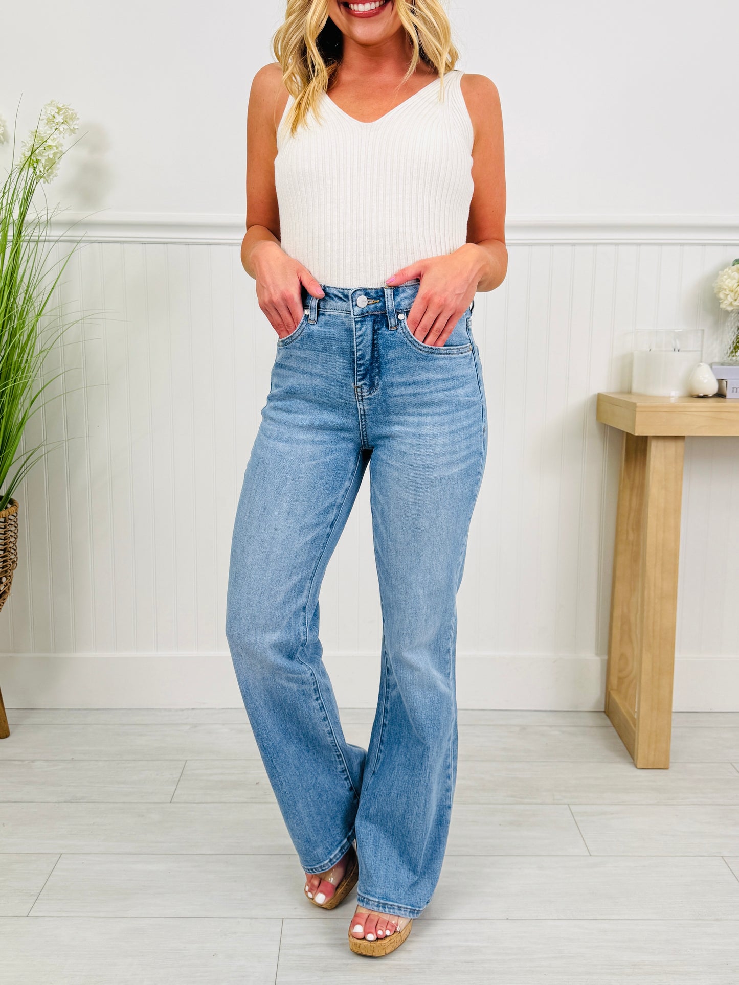 Three Reasons Tummy Control Bootcut Jeans In Multiple Inseams