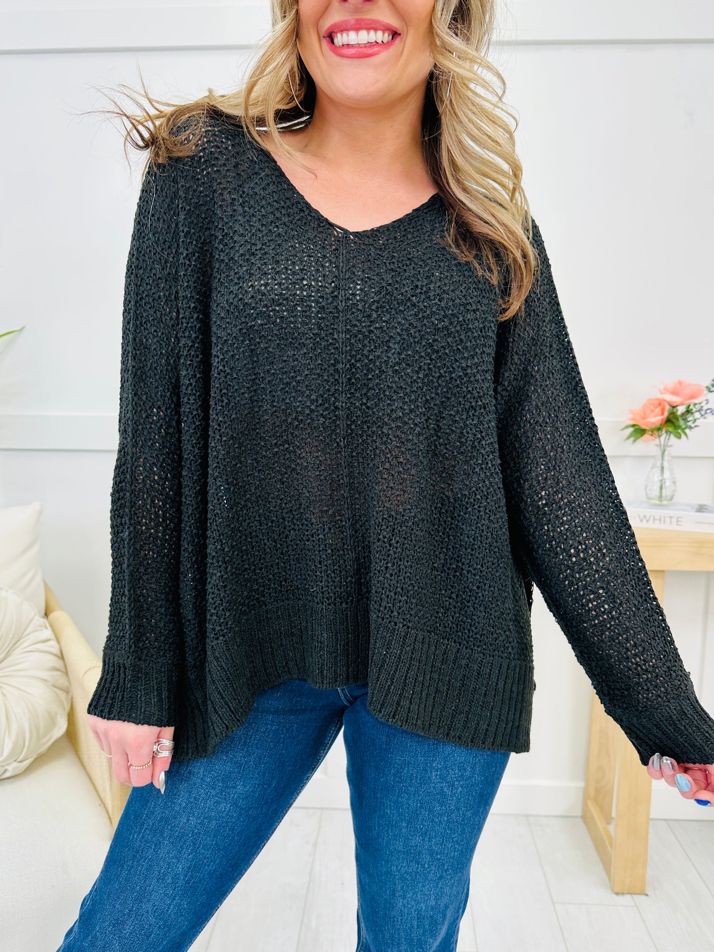 DOORBUSTER! The Toasty Touch Sweater- Multiple Colors!