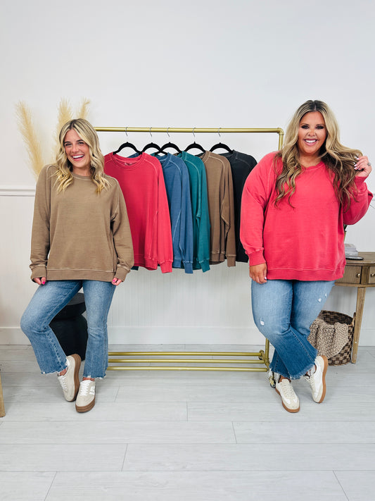 Fall Into Comfort Pullover- Multiple Colors!