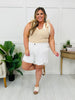 Judy Blue Hello Sunshine Rigid Magic Dad Shorts