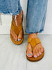 Wildflower Weave Flip Flops In Tan