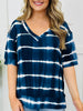 The Sunset Stripe Tee In Multiple Colors
