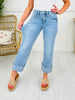 New Love Tummy Control Slim Wide Leg Jeans
