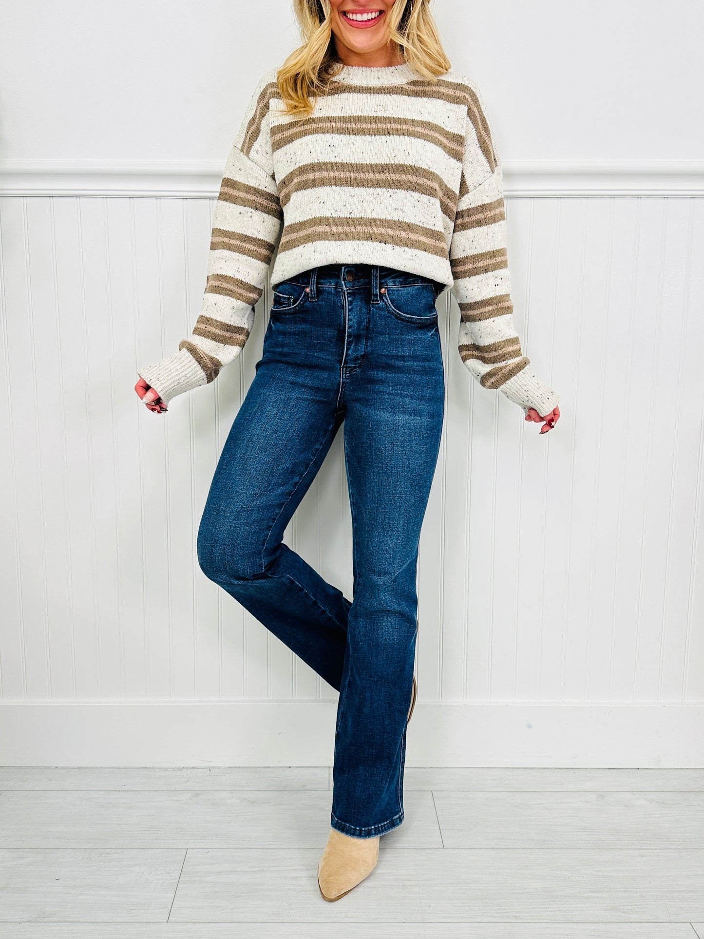 Judy Blue Meant To Be Tummy Control Bootcut Jeans in Three Inseams