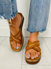 Steady Glow Sandals In Tan