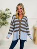 Cozy Comes Easy Cardigan In Blue