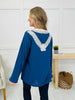 Graceful Petals Top in Blue Multi