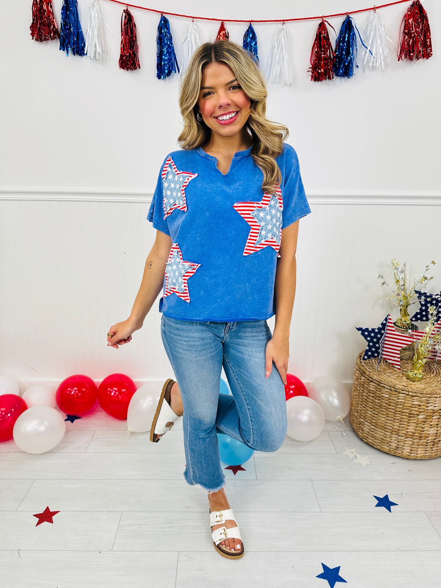 Liberty Stars Top
