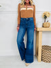 Full Of Style Tummy Control Wide Leg Jeans In Multiple Inseams
