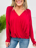 Wrapped in Style Long Sleeve Top- Multiple Colors!