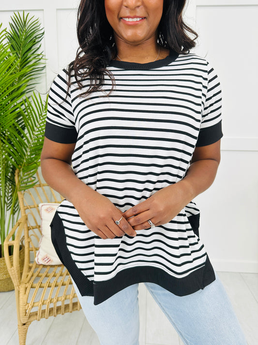 Morning Ease Top in Off White/Black