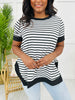 Morning Ease Top in Off White/Black