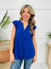 Ruffle Effect Top- Multiple Colors!