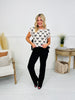Fade To Black Tummy Control Slim Wide Leg Black Jeans