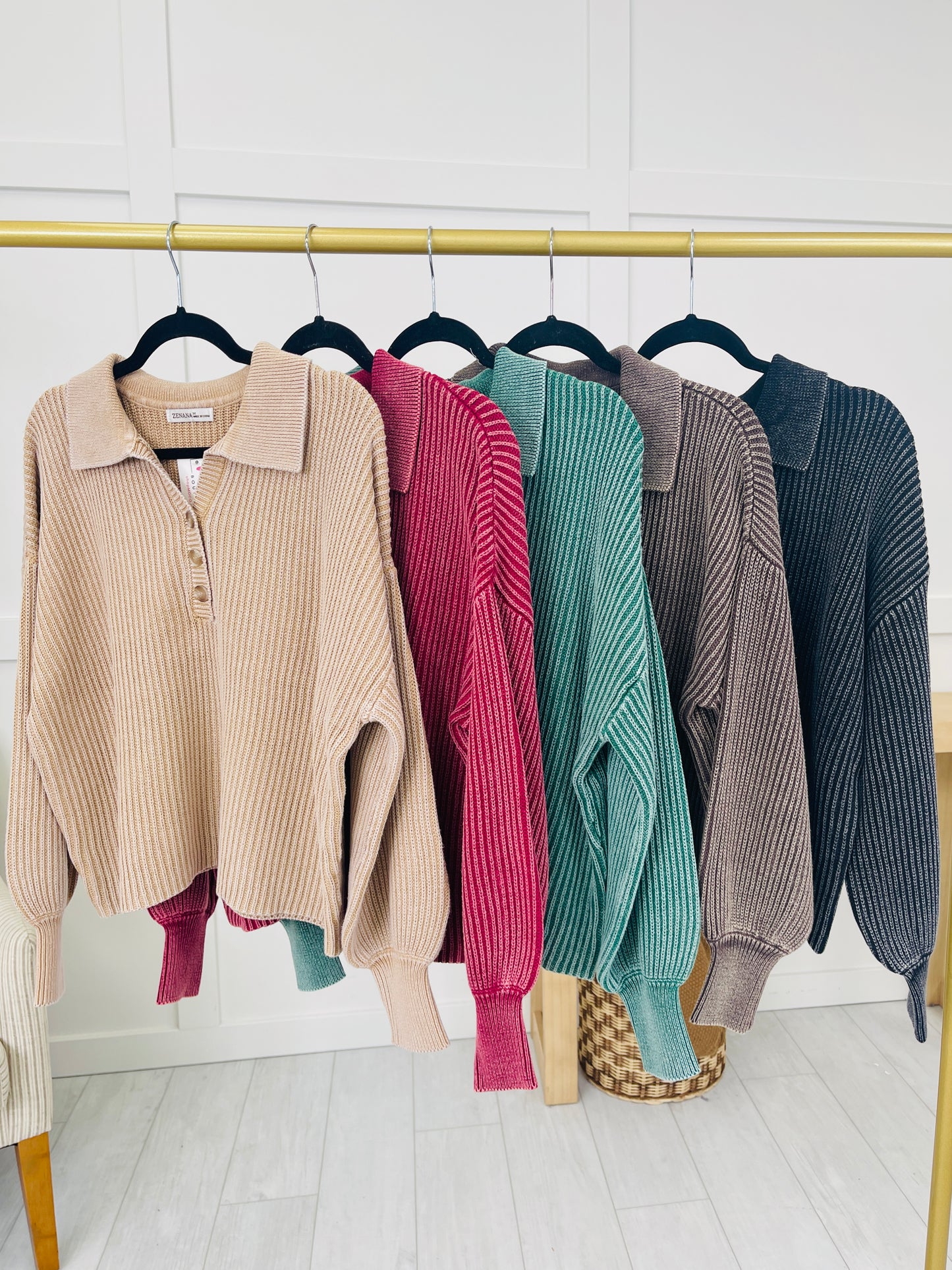 DOORBUSTER! Soft Spoken Style Sweater- Multiple Colors!