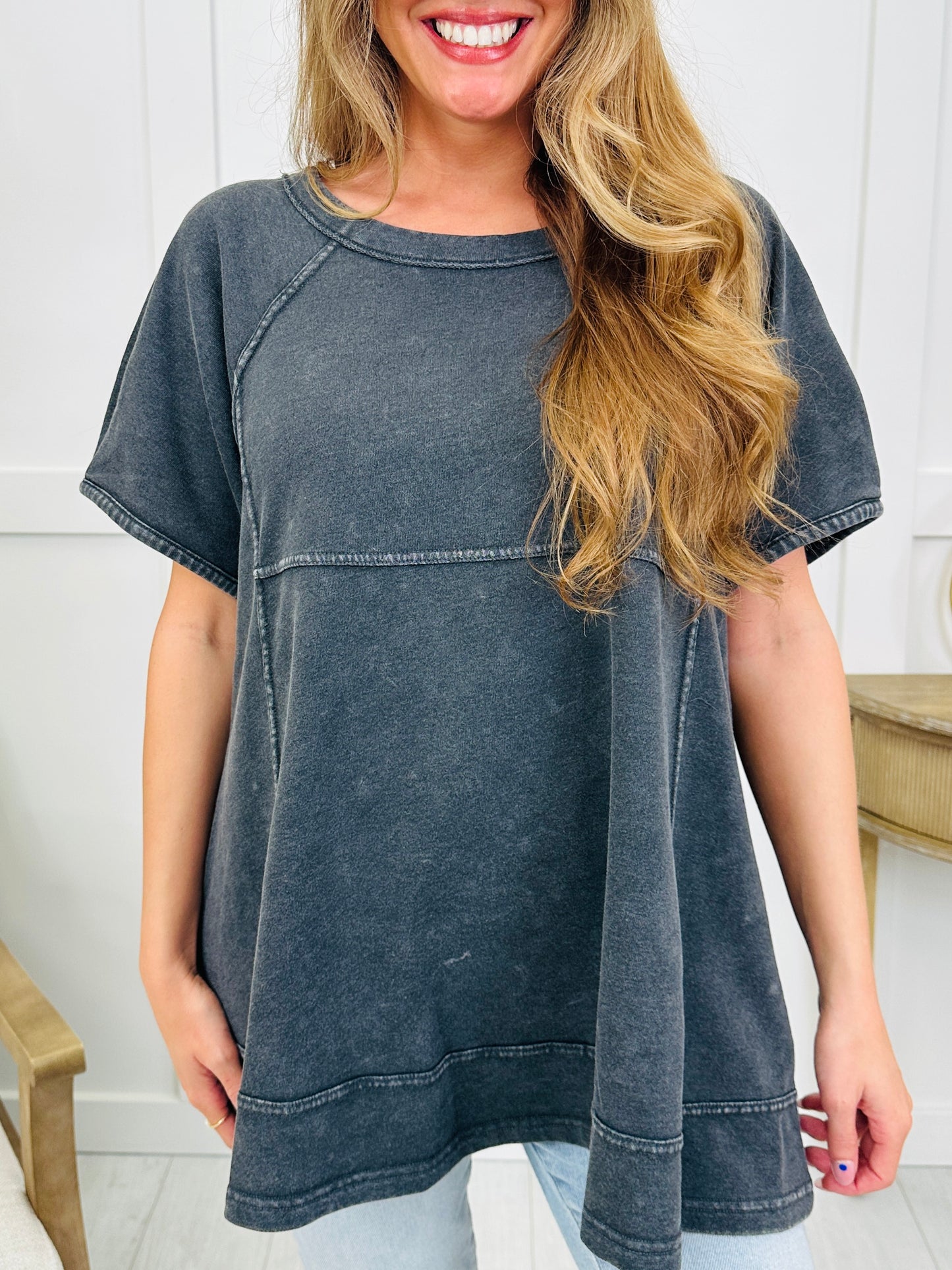 Casual Company Top In Multiple Colors