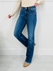 Judy Blue Cozy Classic Thermal Bootcut Jeans