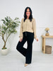Bold Moves Tummy Control Black Wide Leg Jeans