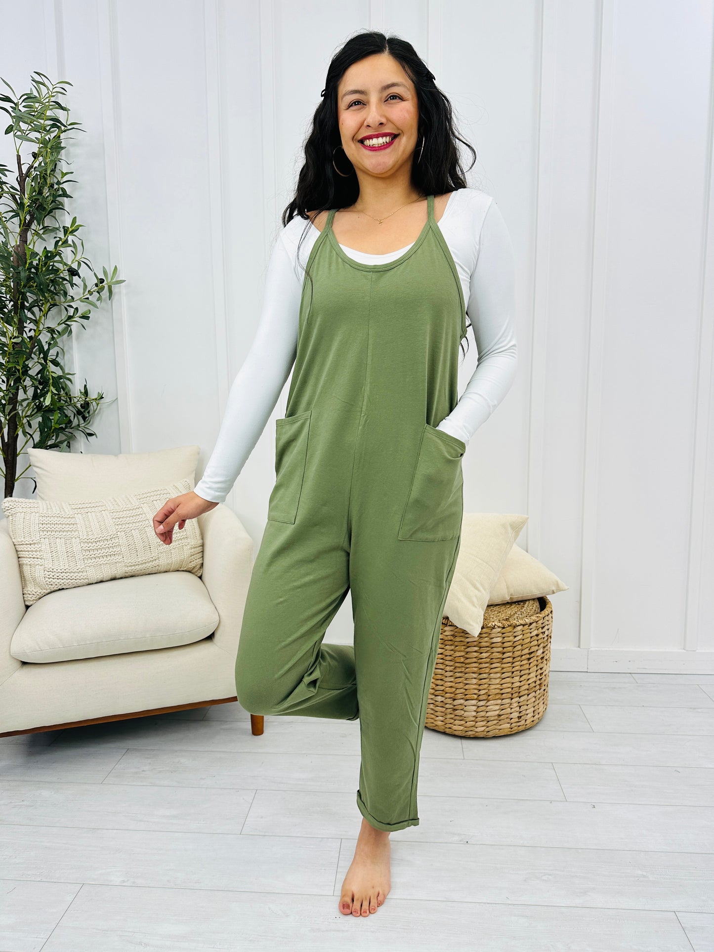 Restock! DOORBUSTER! Through High And Low Jumpsuit- Multiple Colors!