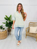 Patchwork Harbor Top In Sage