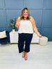 Judy Blue Tummy Control Everything You Want Wide Leg Cropped Jeans in Reg/Curvy